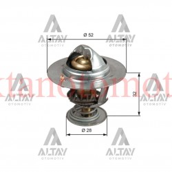 TERMOSTAT GÖVDESİ  FOCUS / C MAX 12= 1.0 ECOBOST  91 °C MÜŞÜRLÜ